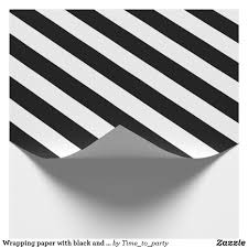 Black And White Striped Wrapping Paper Near Me Wrapping Paper With Black And White Stripes Zazzle Com Wedding Modern Wedding Wrapping Paper Black White Stripes