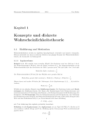 Wenn sie zahlen als geldbeträge anzeigen möchten, müssen sie diese zahlen als währung formatieren. Http Www Math Uni Kiel De Stochastik Roesler Vorlesung Elementare Elem08 Pdf