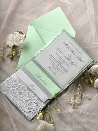 Custom Listing 20 Silver And Mint Wedding Por Forlovepolkadots Minted Wedding Invitations Mint Wedding Vintage Wedding Invitations Lace