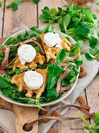 Salade De Chevre Au Bacon Grille Mes Recettes Healthy Recette En 2020 Salade Chevre Bacon Grille Recette Healthy