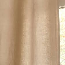 Une fois accroché à l'aide des nouettes, il apportera beaucoup d'élégance à votre fenêtre. Rideau A Åillets En Lin Lave Beige A L Unite 140x300 Maisons Du Monde