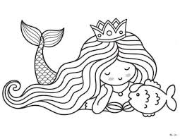 mermaid coloring pages skip to my lou