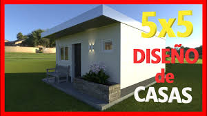 5x5 M Disenos De Casas Modernas Pequenas Minimalistas Por Dentro De Una Planta 3d Youtube