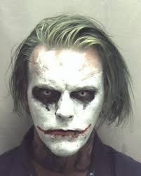 Man wearing Joker makeup and carrying knife arrested