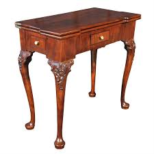 A George Ii Mahogany Games Table 1stdibs Com Antique Game Table Antique Console Table Furniture