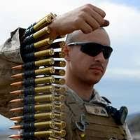 U.S. Marine Corps Sgt. Jesil Fiel, an ammunition technician