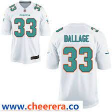 Men S Miami Dolphins 33 Kalen Ballage White Road Stitched Nfl Nike Game Jersey Jersey Nfl Jerseys Nfl