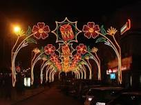 LED Street Decoration Rope String Motif Lights