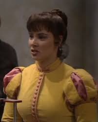 The television series 𝑻𝒉𝒆 𝑽𝒊𝒓𝒈𝒊𝒏𝒊𝒂𝒏 recycled this lovely gown  three times! In 1965 it was spotted