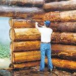 Schroeder Log Home Supply Log Homes Water Based Stain Cleaning