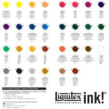 liquitex professional acrylic ink 30ml colour chart