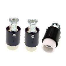 Prices, promotions, styles and availability may vary by store and online. Amazon Com Candelabra Base Keyless Socket E12 Porcelain Lamp Holder With Bakelite Shell Metal Bracket Ring Ceramic 3 Pack Home Improvement