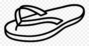 100% free coloring page of flip flops. Value Flip Flop Coloring Page Flops Coloringages For One Flip Flop Drawing Clipart 5392782 Pinclipart