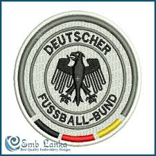 The four gold/yellow colored stars represent their champions titles record in word cup. Germany National Football Team Logo 2 Embroidery Design Emblanka