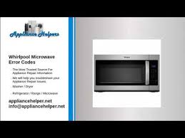 So with some versions, the user could simply unplug the microwave, wait a few seconds, then plug it back in to bypass the control lock. Whirlpool Microwave Error Code F6e8 11 2021