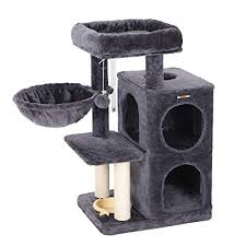 And getting him a good cat tree will give him an excellent environment to do just that without leaving the indoors space. Buy Feandrea Multi Level Cat Tree With Feeder Bowl Sisal Covered Scratching Posts Dual Condo Activity Centre Cat Tower Furniture Online In Hong Kong B07d4dv8fy