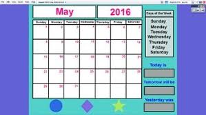 Preschool Interactive Calendar Full Year Activinspire For Promethean Board Interactive Calendar Promethean Board Learning Time