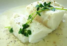 Skrei Mit Senfsauce Rezept Mit Pochiertem Winter Kabeljau Senfsauce Rezept Senfsauce Senfsauce Fisch