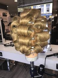 Pin curls can be done on damp hair or dry hair that has already been styled as a means of night time maintenance to preserve the curly look. Pin It Pin Curl Hair Hair Styles Hair Setting
