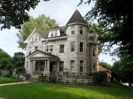 Kansas Victorian Homes Year B 1910 Kansas City Missouri Historic Pendleton Heights Victorian Homes Gothic House Stone Mansion