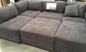 Costco 911353 6pc Modular Fabric Sectional 1 Sofas For Small Spaces Modular Sectional Sofa Small Space Sectional Sofa