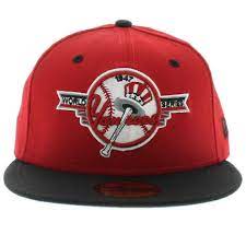 New York Yankees Red Black White 59fifty New Era Cap New Era Cap New York Yankees New Era