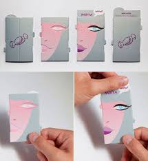Welcome to the next generation of business cards, this card will take your company to the next level. Interactive Image Changing Business Card For A Make Up Artist Graphic Design Business Card Name Card Design Business Card Gallery