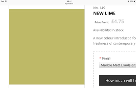 Mylands New Lime Joinery Bar Chart Diagram Joinery