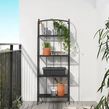 Lacko Shelving Unit Outdoor Gray Ikea In 2020 Aussenregale Ikea Outdoor Schmiedeeiserne Gartenmobel