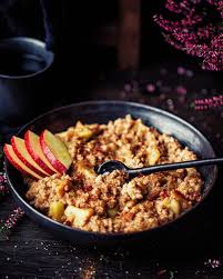 Apfel Zimt Porridge Punktchens Mama Fruhstuck Rezept In 2020 Rezepte Lebensmittel Essen Porridge