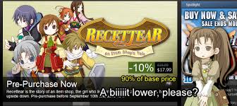 Buy items at wholesale prices and sell them with a profit. Recettear An Item Shop S Tale