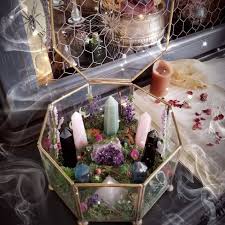 Crystal Garden Crystal Terrarium Healing Crystals Etsy Wiccan Decor Witch Decor Witchy Decor