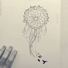 Feather With Birds Flying Away Tattoo Tattoo Design Dream Catcher Tatoo Tatuagens De Espanta Espiritos Tatuagens