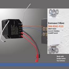 A new generation of relay switch modules. Enerwave Z Wave Plus Module Switch Zwn Rsm2 Converting Two Current Switches Smart Neutral Wire Required Black Amazon C Switches Smart Switches Smart Tech