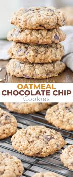 Substituted 1cup Butter With 1 Cup Apple Sauce 1 3 Flour With Coconut Flo In 2020 Chewy Oatmeal Chocolate Chip Cookies Oatmeal Cookies Chewy Chocolate Cookie Recipes