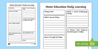 Use these writing prompts to journal about what you've experienced, accomplished, and learned over the 4 what's one goal you accomplished this year? Home Learning Journal Writing Template Home Education