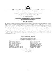 Https Www Actuary Org Content Presentation Lhatf 2008 Valuation Basic Table