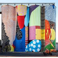 Artrebels On Instagram Hensethename One Of My Favorite Projects Grain Silos Northam Western Austraila 2015 Tu Public Art Sidewalk Chalk Art Grain Silo