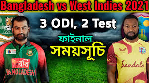 Sri lanka tour of west indies 2021. Bangladesh Vs West Indies Series 2021 3 Odi 2 Test Matches Series 2021 All Matches Schedule Youtube
