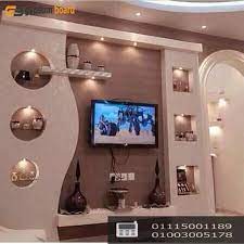 مكتبات جبسون بورد lcd wall design tv wall design house ceiling design