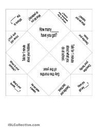 Fortune Teller Trinity Level 2 Worksheets For Kids Teaching Jobs Trinity