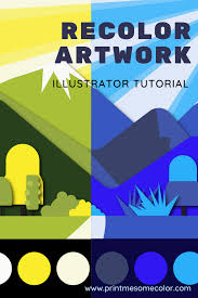 I go through all the steps but it just doesn't happen. Recolor Artwork In Adobe Illustrator Cc 2020 Illustrator Tutorials Recolor Illustration