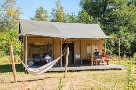 Camping Vreehorst Campsite Safari Tent Winter Camping