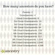 7 Generation Pedigree Chart Family Genealogy Genealogy