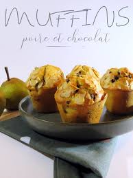 J En Reprendrai Bien Un Bout Muffins Poire Et Chocolat En 2020 Muffin Poire Poire Au Chocolat Recette Gateau Moelleux