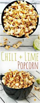 Chili And Lime Popcorn In Coconut Oil Recipe Lime Popcorn Popcorn Recipes Healthy Snacks