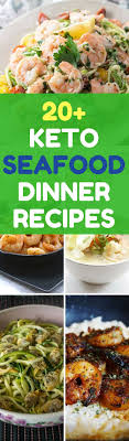 10 healthy low carb seafood recipes. Keto Dinner Recipes 20 Easy Seafood Dishes Follow The Science Sea Food Salad Recipes Seafood Dinner Seafood Dishes
