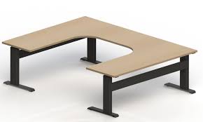 U shaped gaming computer desk. Newheights U Shaped Lt Electric Standing Desk