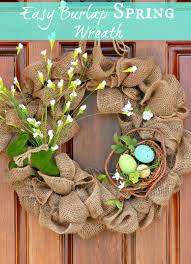 Why is it that almost anything becomes 100x prettier with a monogram on it? The Easiest Burlap Wreath You Will Ever Make Duke Manor Farm