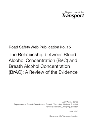 Discover fact from fiction and how to truly pass a breathalyzer test! Pdf The Relationship Between Blood Alcohol Concentration Bac And Breath Alcohol Concentration Brac A Review Of The Evidence